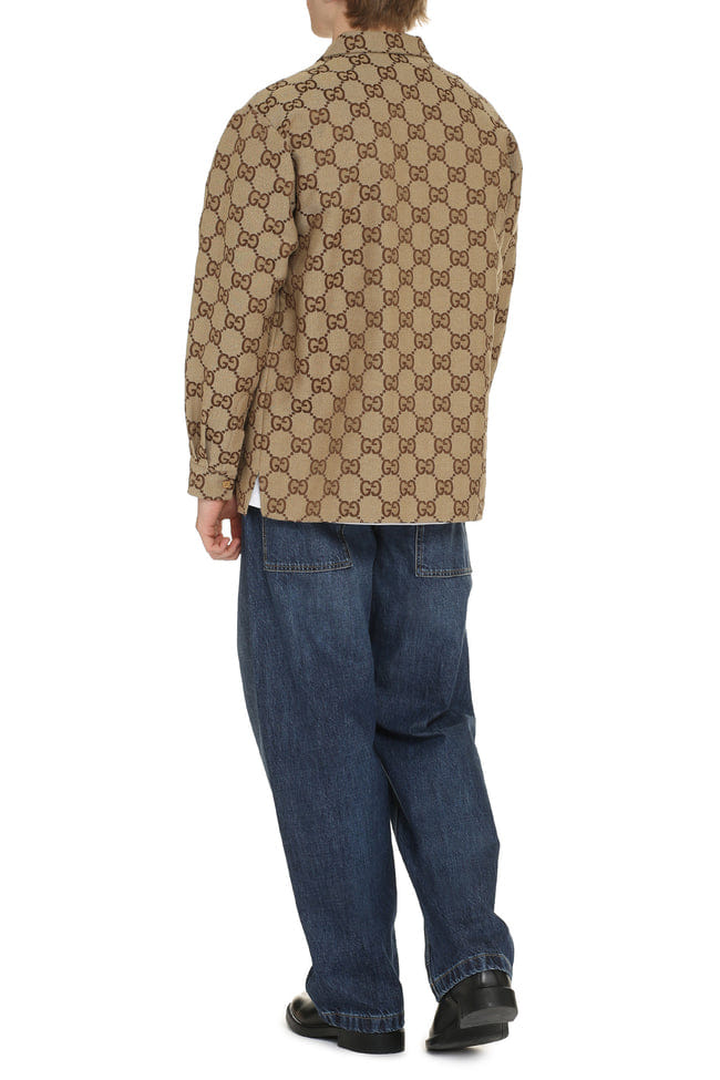 Maxi GG canvas overshirt