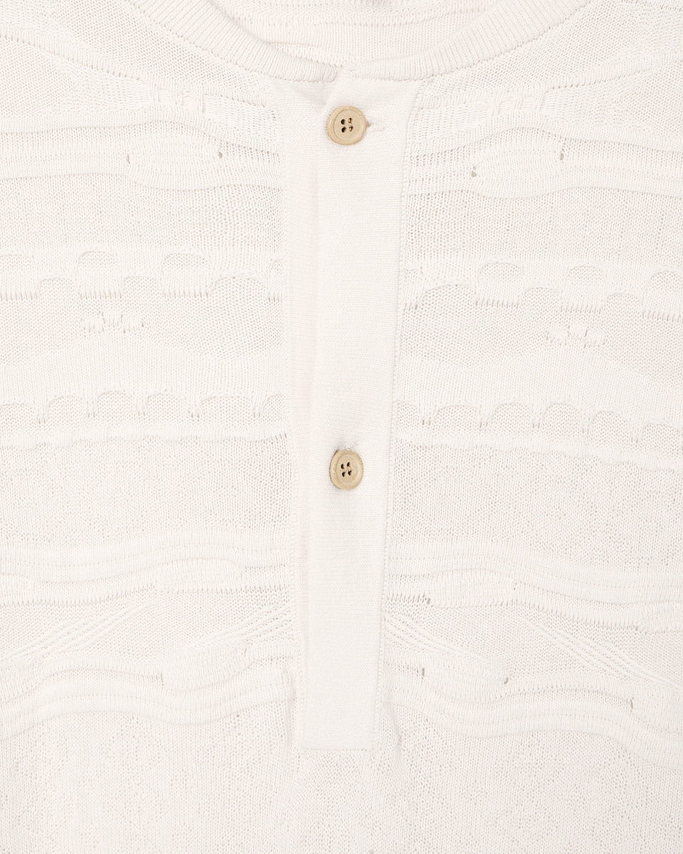 Emporio Armani Lyocell-blend, Henley neckline jumper