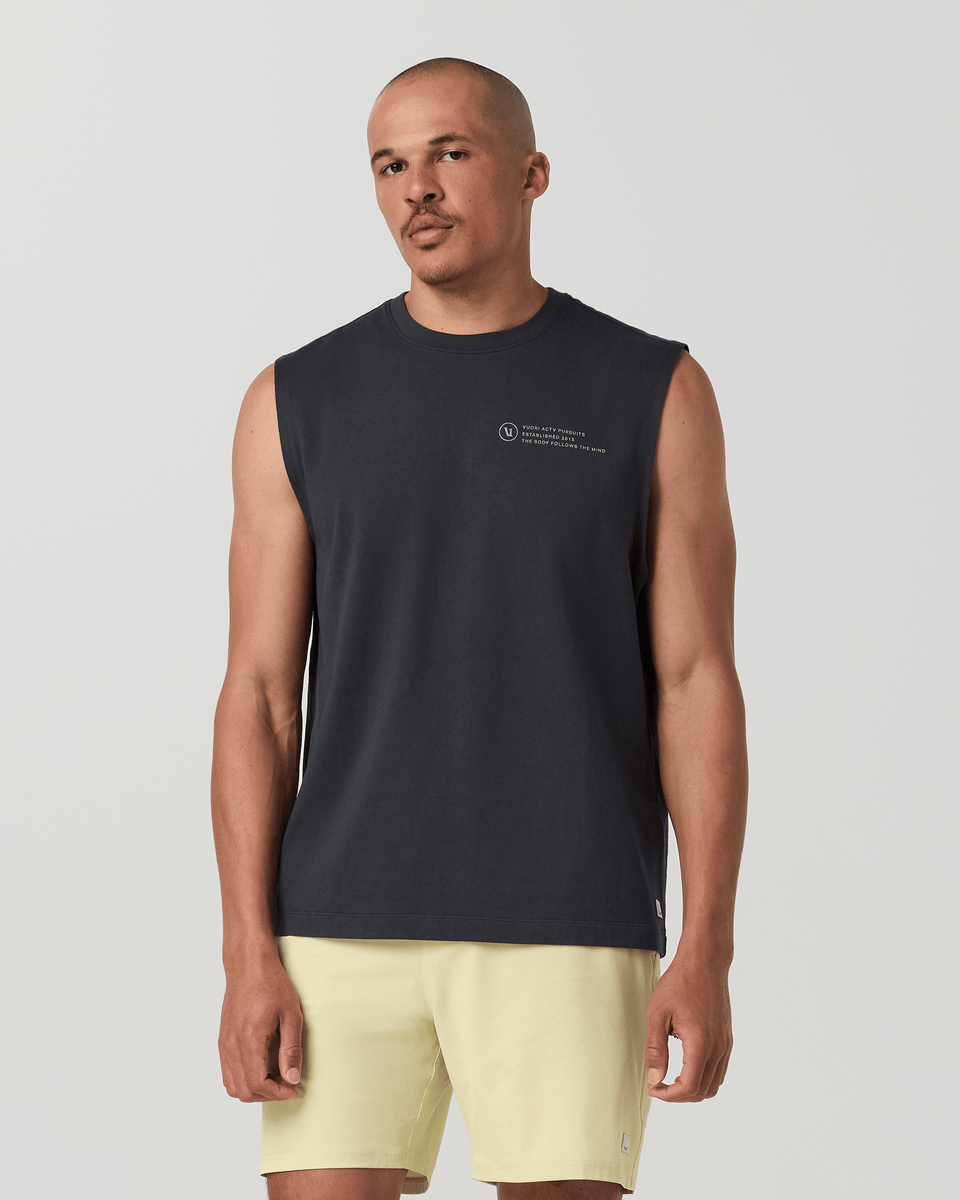 Vuori Sleeveless Heavyweight Cotton Muscle Tank