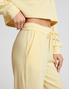 Beyond Yoga Breathe Easy Ribbed Wide Leg Pant Women's