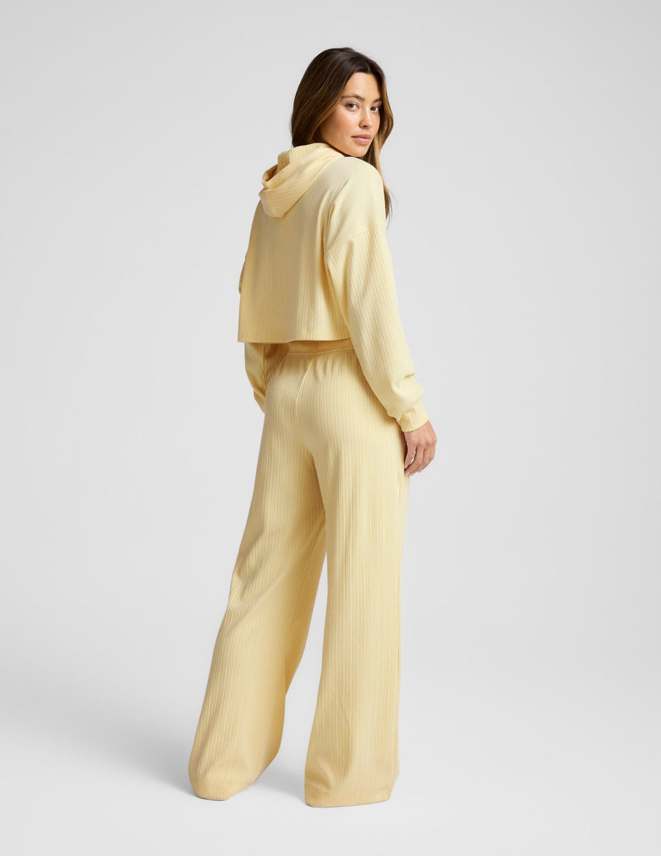 Beyond Yoga Breathe Easy Ribbed Wide Leg Pant Women's