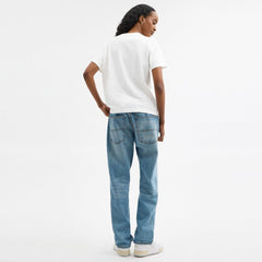 Coach Shell Signature Square Classic T-Shirt In Organic Cotton White