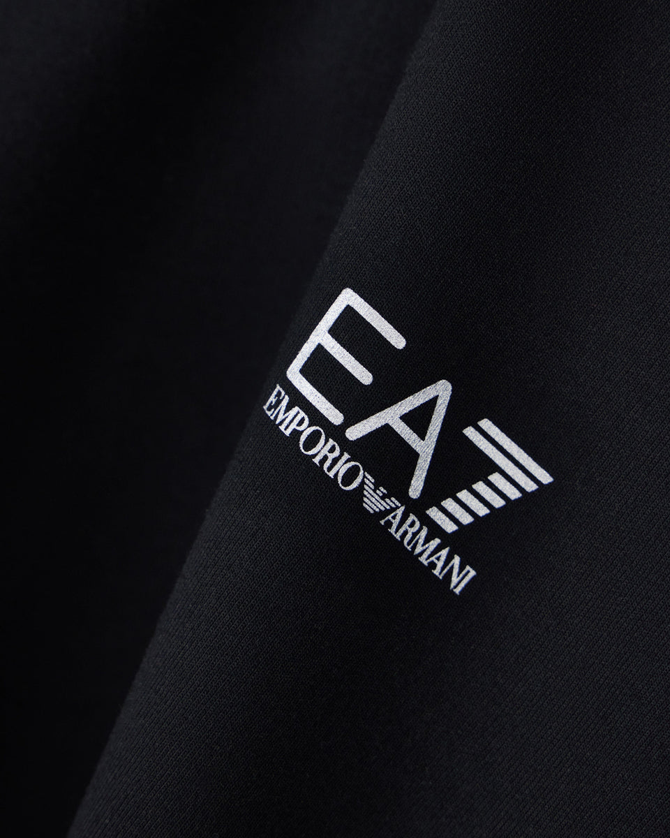 EA7 Cotton suit tracksuit with a hood and logo tape Tracksuit