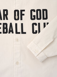 Essentials Garment Dyed Cotton Relaxed Shirt Natural