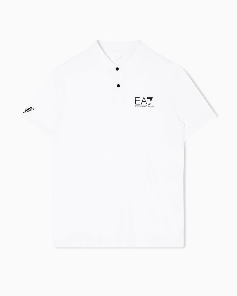 EA7 Ventus7 polo in technical fabric Tennis Pro