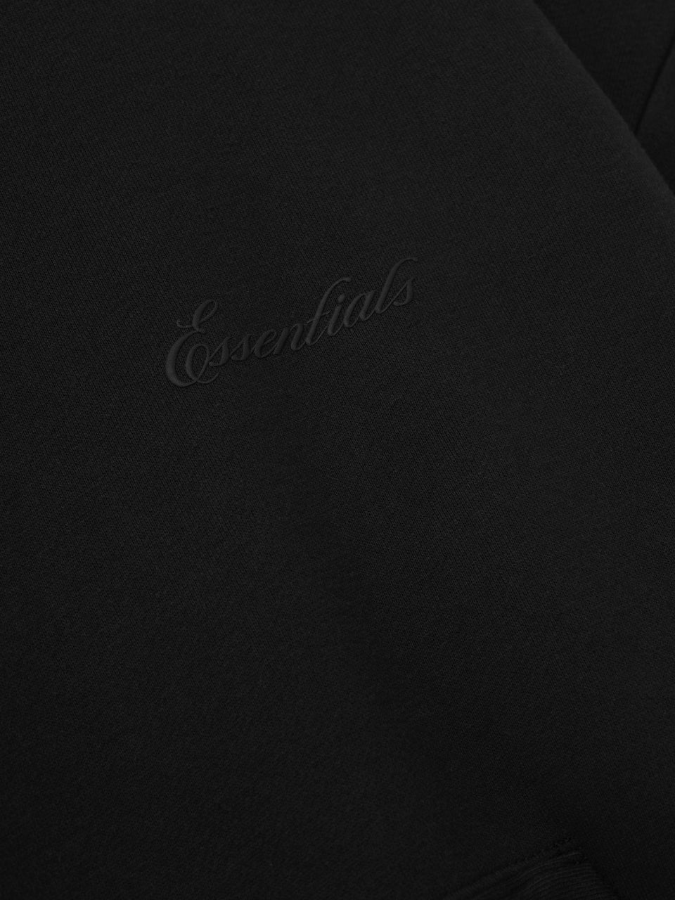 Essentials Signature Ss26 Classic Hoodie Vintage Black