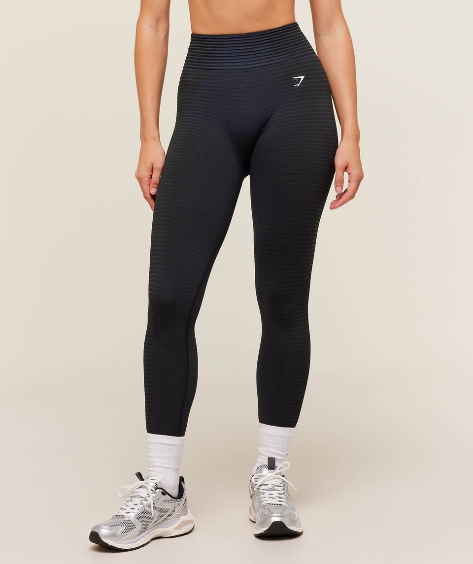 Women's Gymshark Sport Seamless Leggings Heavy Blue