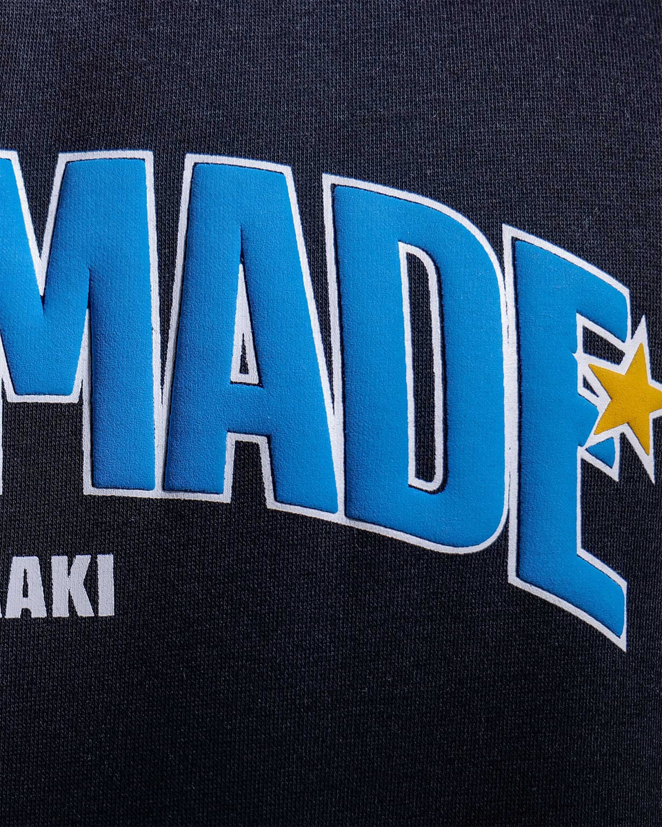 Selfmade - Black Oversized Printed Hoodie