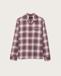 AllSaints Shams Long Sleeve Shirt Claret Red