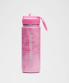 Lululemon Back to Life Sport Bottle 18oz Straw Lid *Print