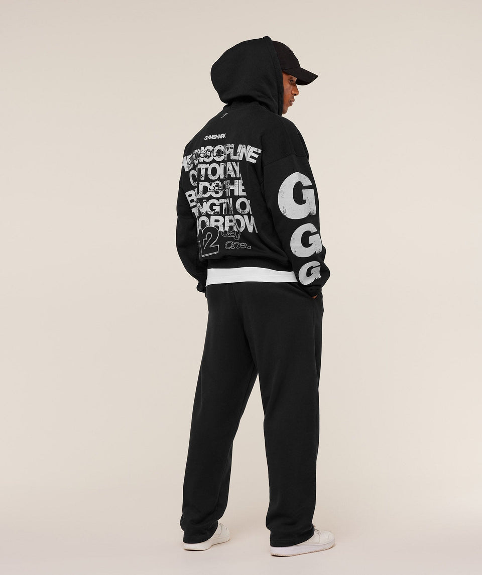 Gymshark Strength Of Tomorrow Zip Up Hoodie - Black