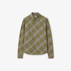 Relaxed Fit Check Cotton Shirt