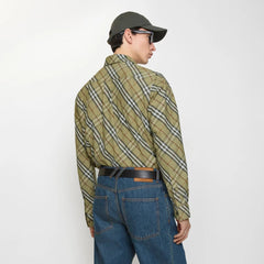 Relaxed Fit Check Cotton Shirt