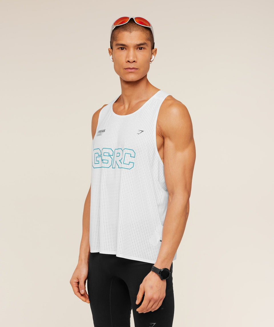 Gymshark Running Elite Race Vest - White