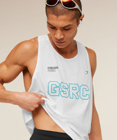 Gymshark Running Elite Race Vest - White