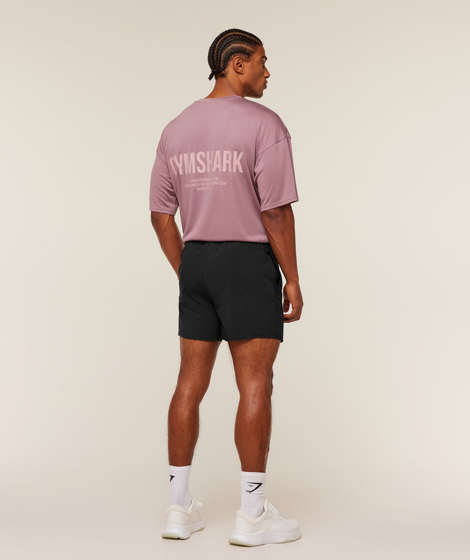 Gymshark Conditioning Club Oversized T-Shirt - GS Calm Pink/GS Light Pink