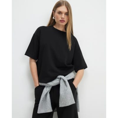 Black Premium Boxy T-Shirt