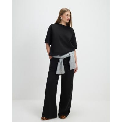 Black Premium Boxy T-Shirt