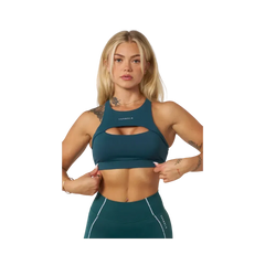 YoungLA Elevate cut-out bra Teal