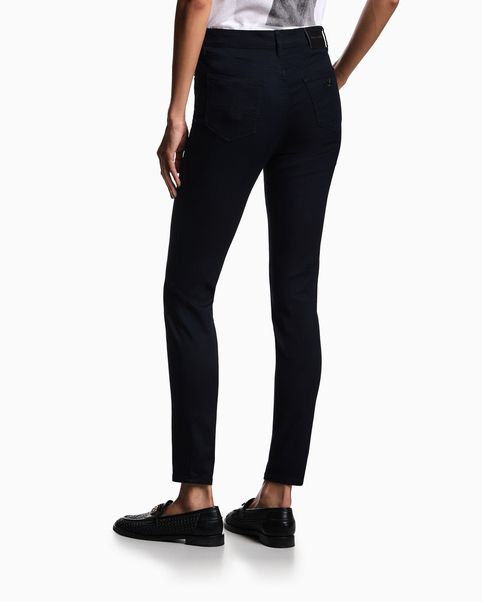 Emporio Armani Denim jeans with high waist and super skinny fit Essential