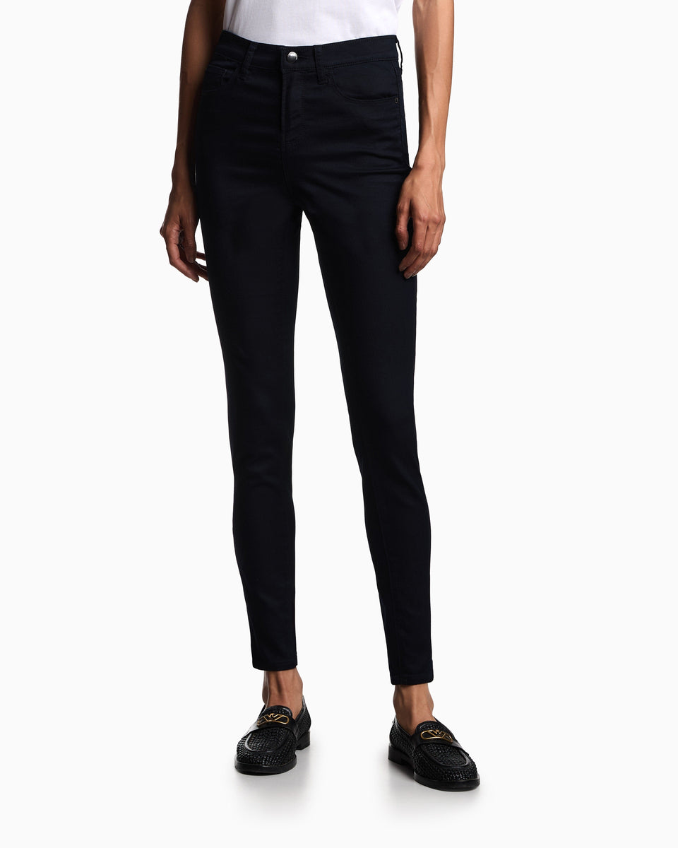 Emporio Armani Denim jeans with high waist and super skinny fit Essential