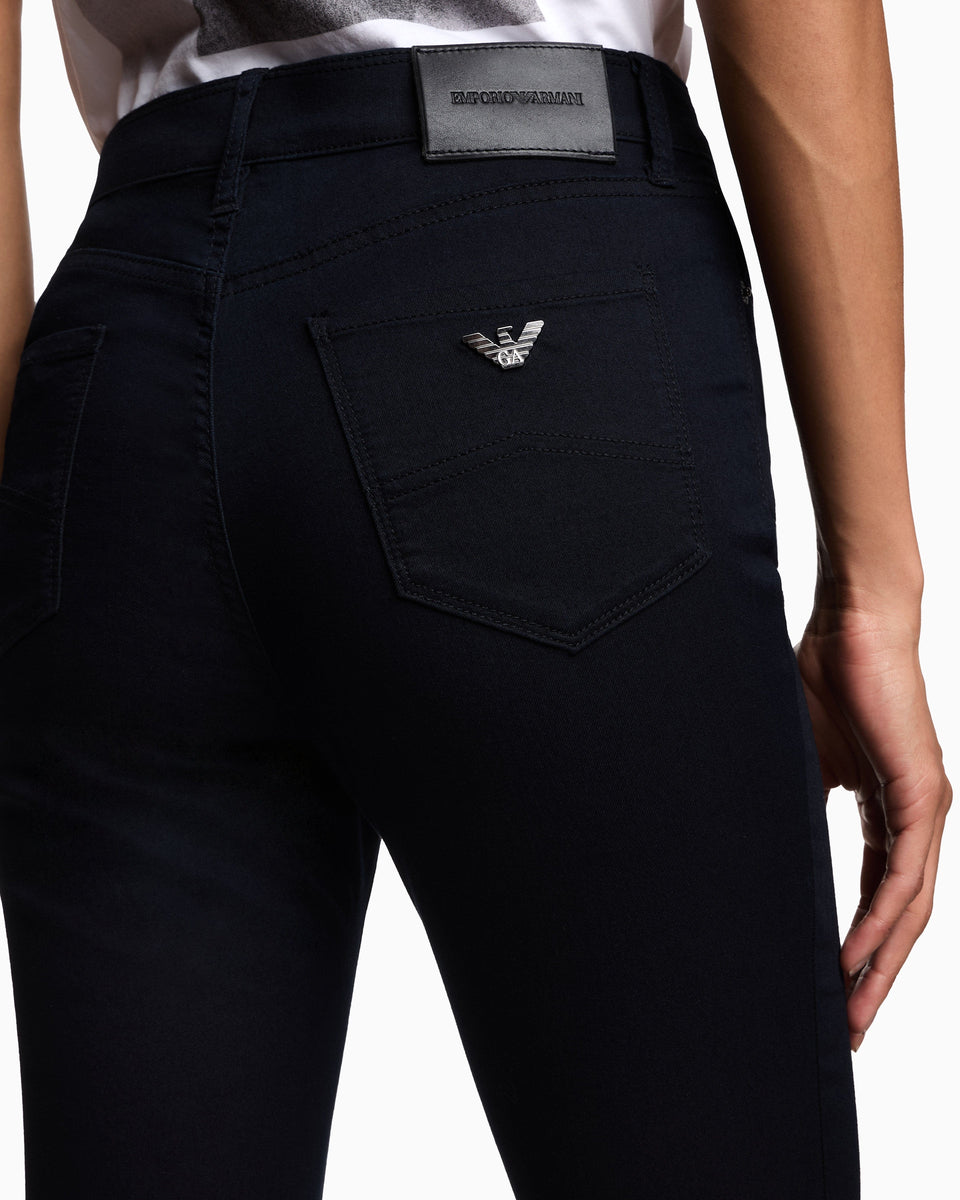 Emporio Armani Denim jeans with high waist and super skinny fit Essential