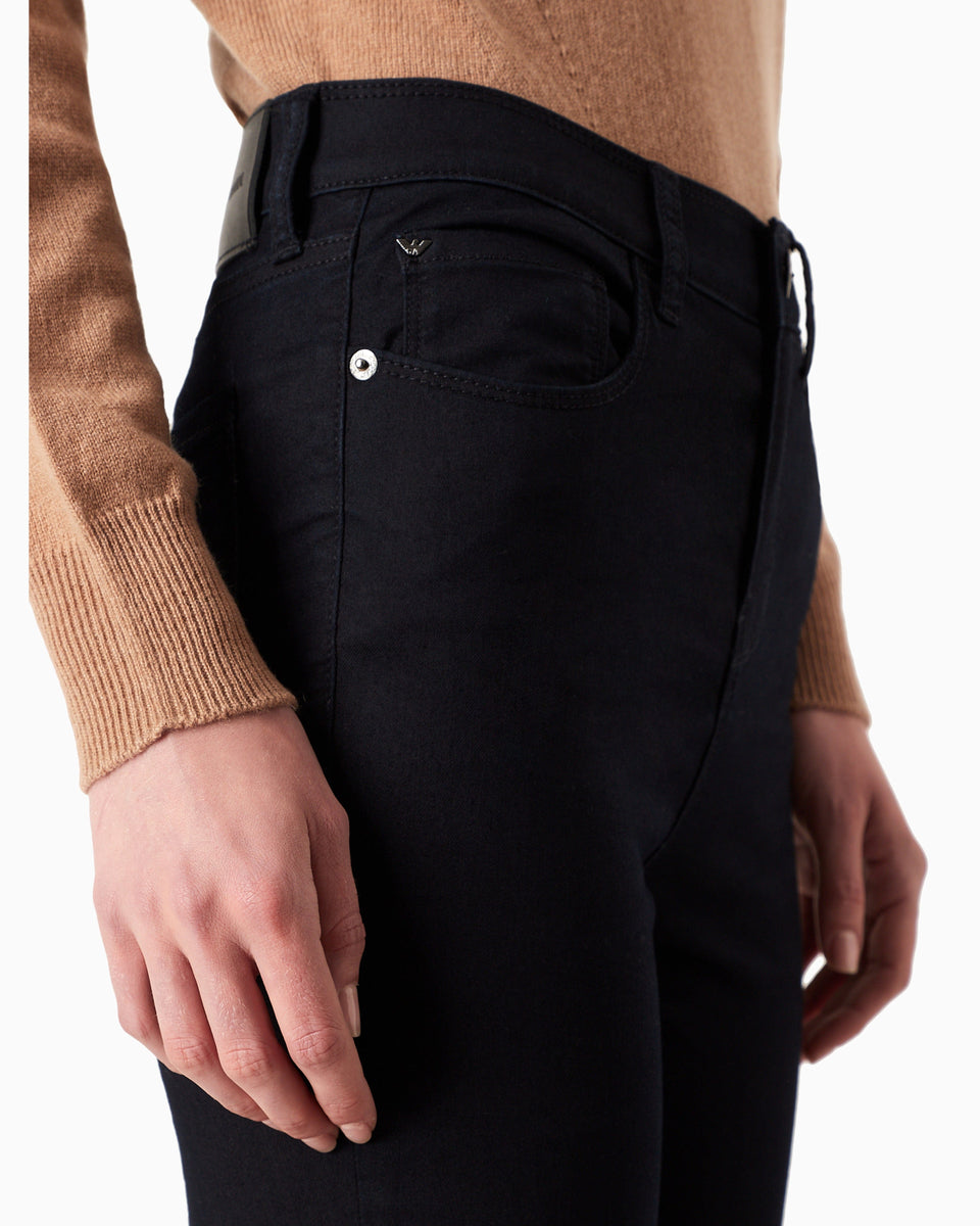Emporio Armani Denim jeans with high waist and super skinny fit Essential