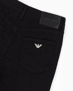 Emporio Armani Denim jeans with high waist and super skinny fit Essential