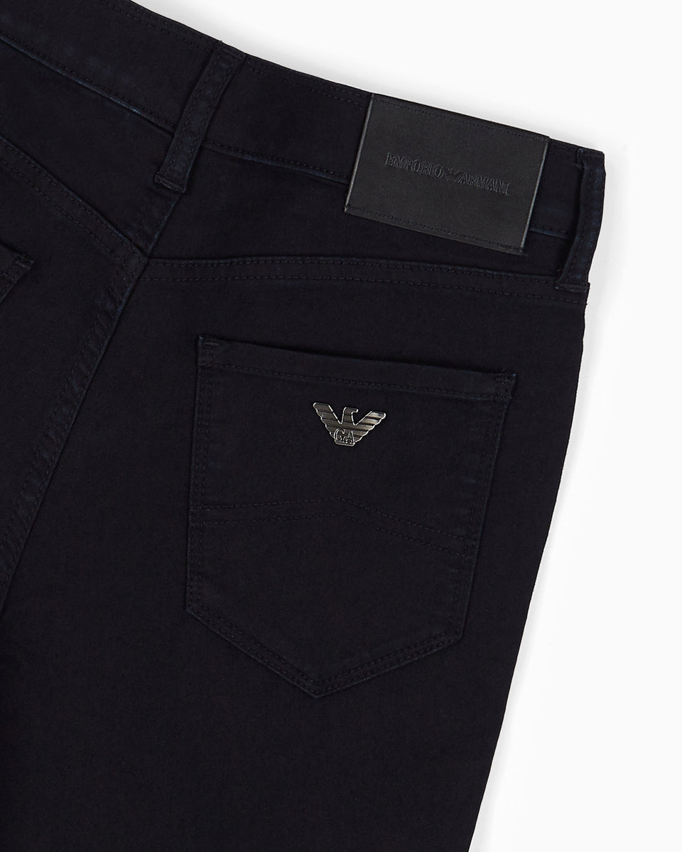Emporio Armani Denim jeans with high waist and super skinny fit Essential