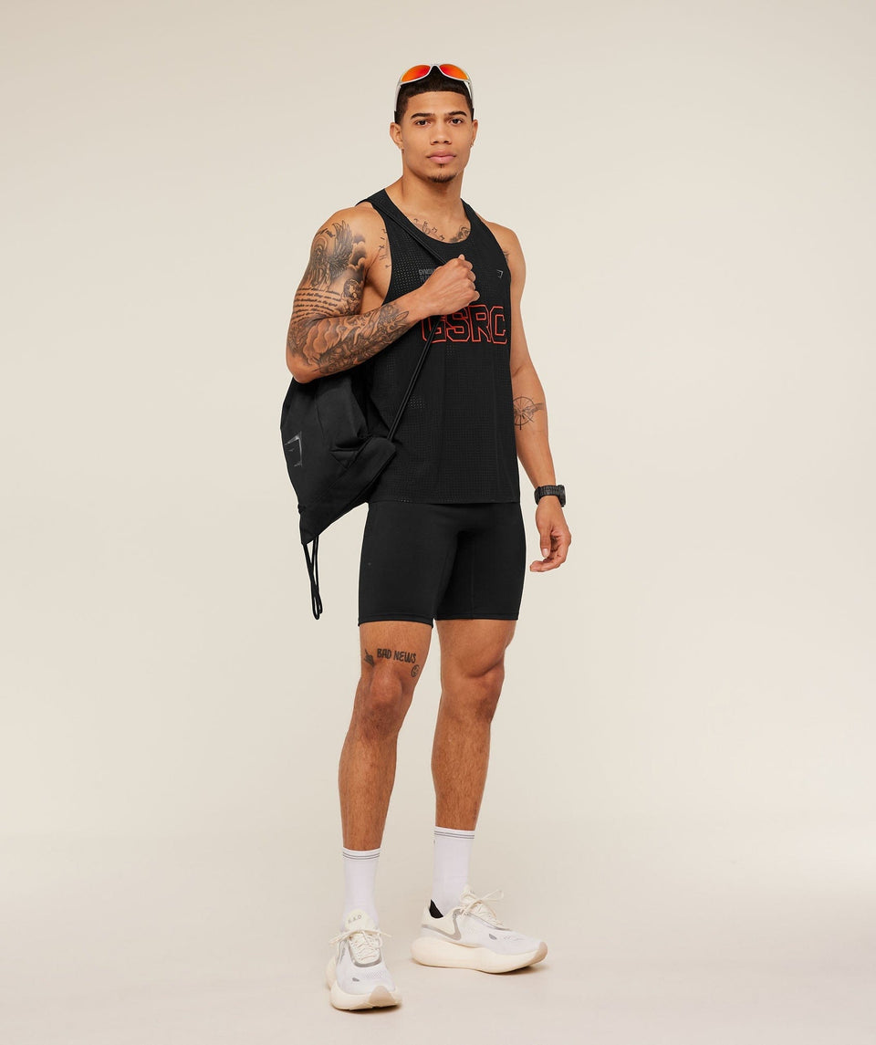 Gymshark Running Elite Race Half Tight - Black