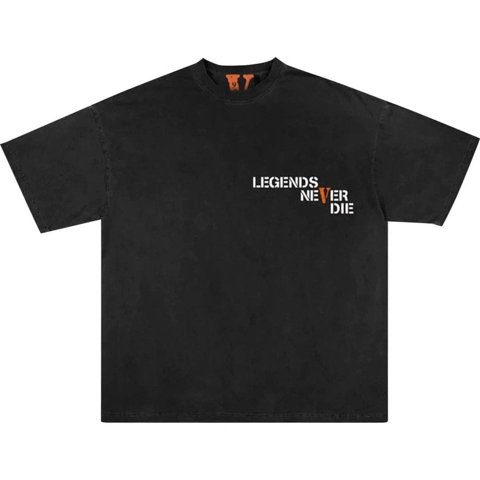 Vlone X Juice WRLD 999 Tee "Black"