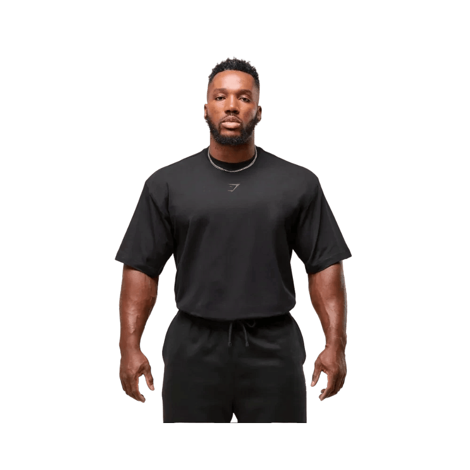 Gymshark Power T-Shirt Oversized Fit Black