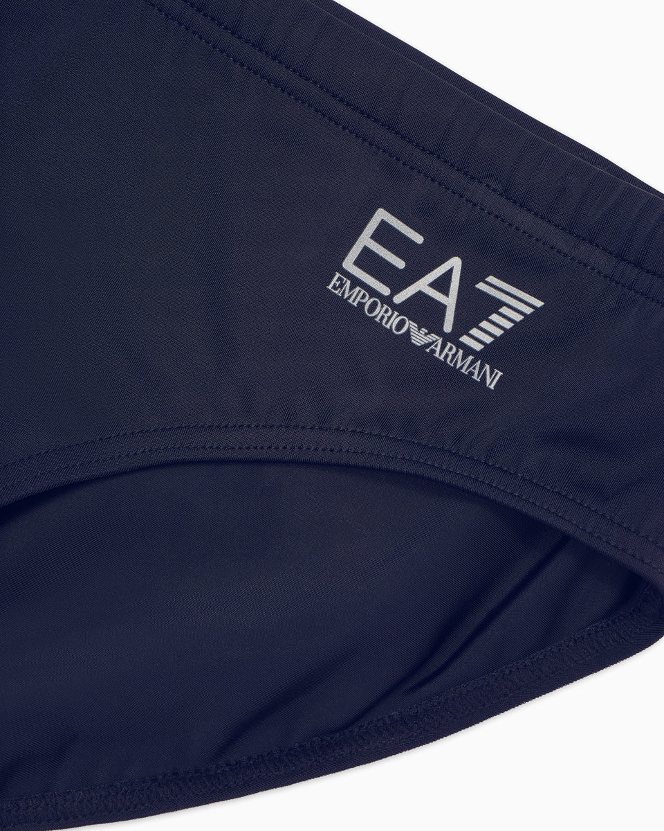 EA7 Swimming briefs with an elastic waist and drawstring