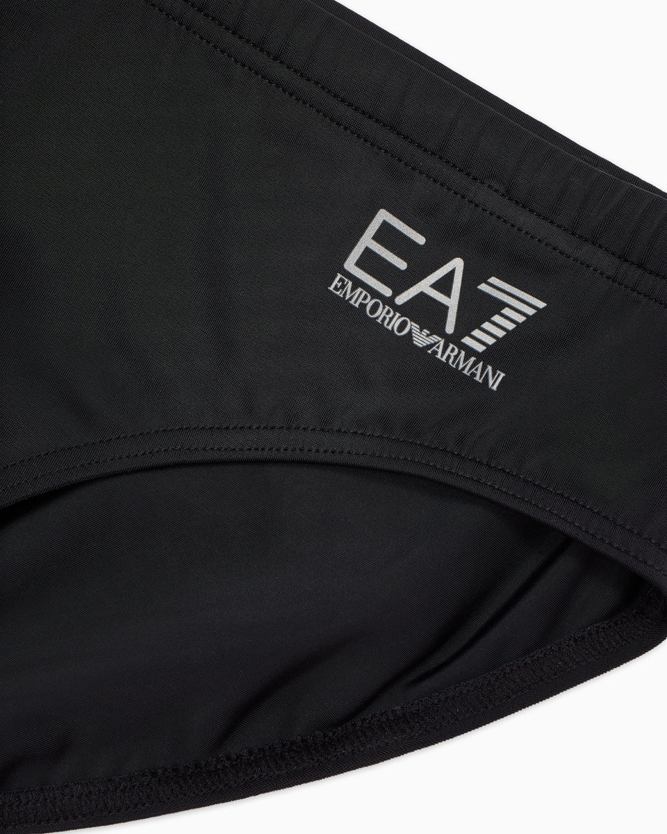 EA7 Swimming briefs with an elastic waist and drawstring