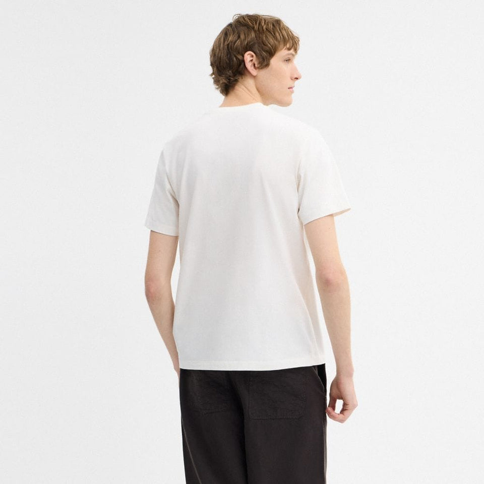 Coach Signature T-Shirt In Organic Cotton Navy