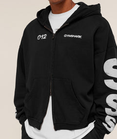 Gymshark Strength Of Tomorrow Zip Up Hoodie - Black