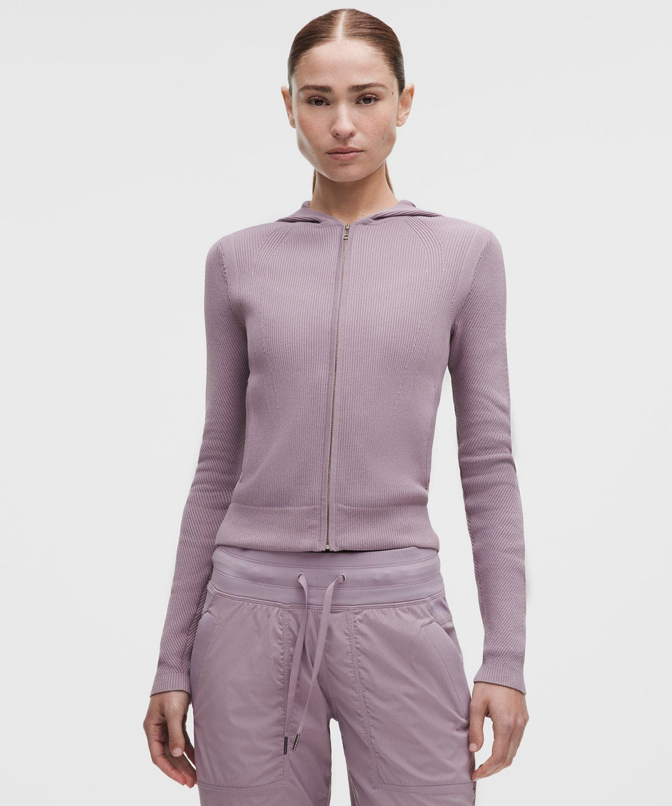Lululemon Structured Knit Zip-Up Hoodie