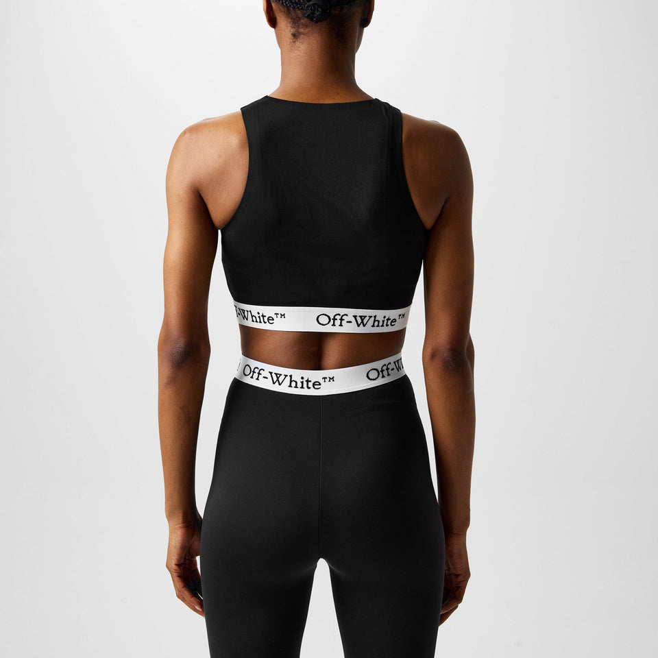 Zip-Up Rowing Cropped Stretch Tank Vest