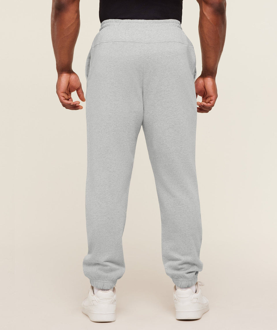 Gymshark Global Lifting Graphic Pant - Light Grey Core Marl