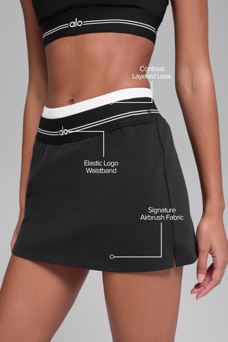 Airbrush Better Together Tennis Skirt