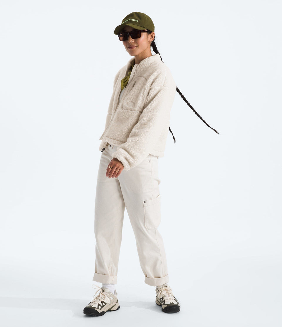 The North Face Women’s Extreme Pile 2 Full-Zip Jacket White Dune