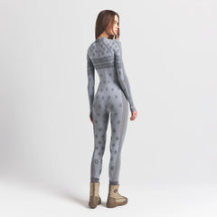 SKIMS FIRST LAYERS TURTLENECK CATSUIT | MIRROR WINTER FAIR ISLE