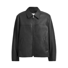 Coach Leather Jacket Black