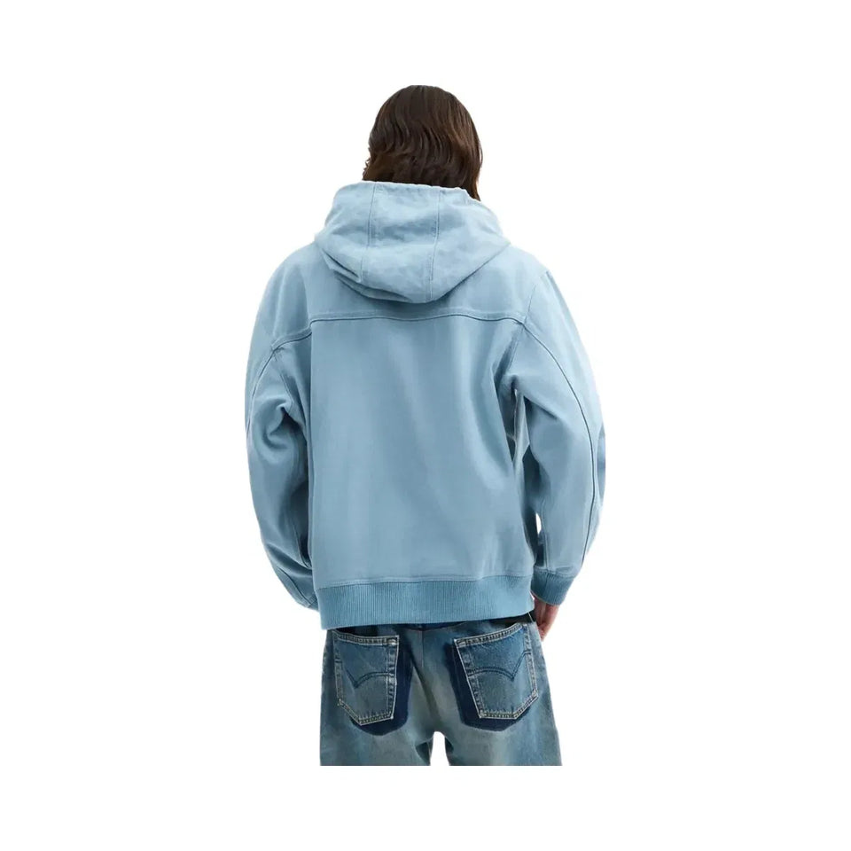 Coach Denim Hooded Zip Jacket Mountain Spring