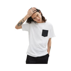 Coach Essential Pocket T-Shirt White Charcoal Signature