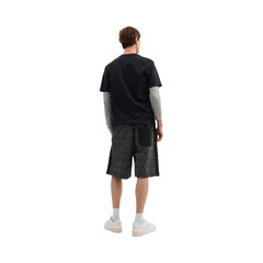 Coach Signature Shorts Charcoal Signature