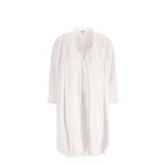 Draped Cotton Dress