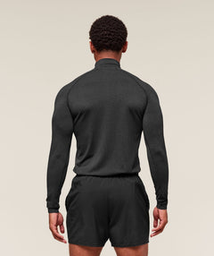 Gymshark Vital 1/4 Zip - Black/Silhouette Grey