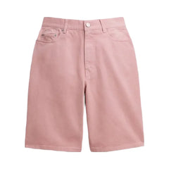 Coach Denim Skater Shorts Pink