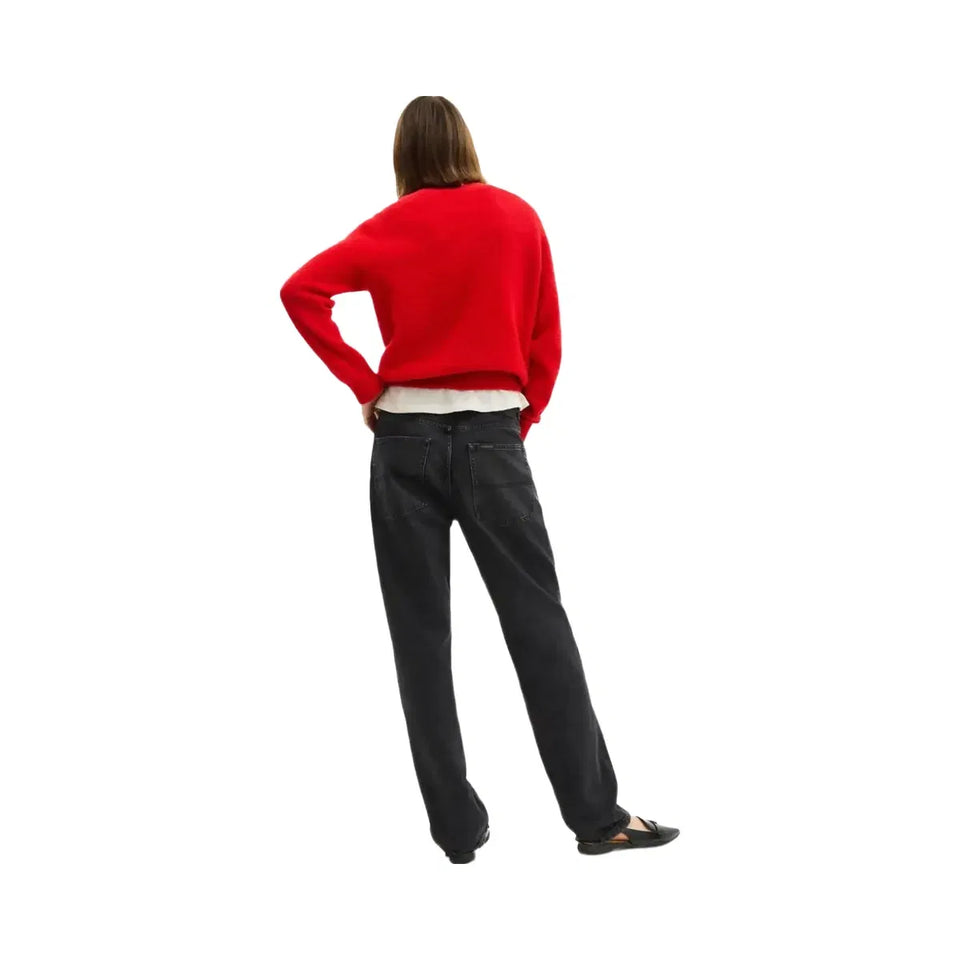 Coach Coach Embroidered Crewneck Sweater Red
